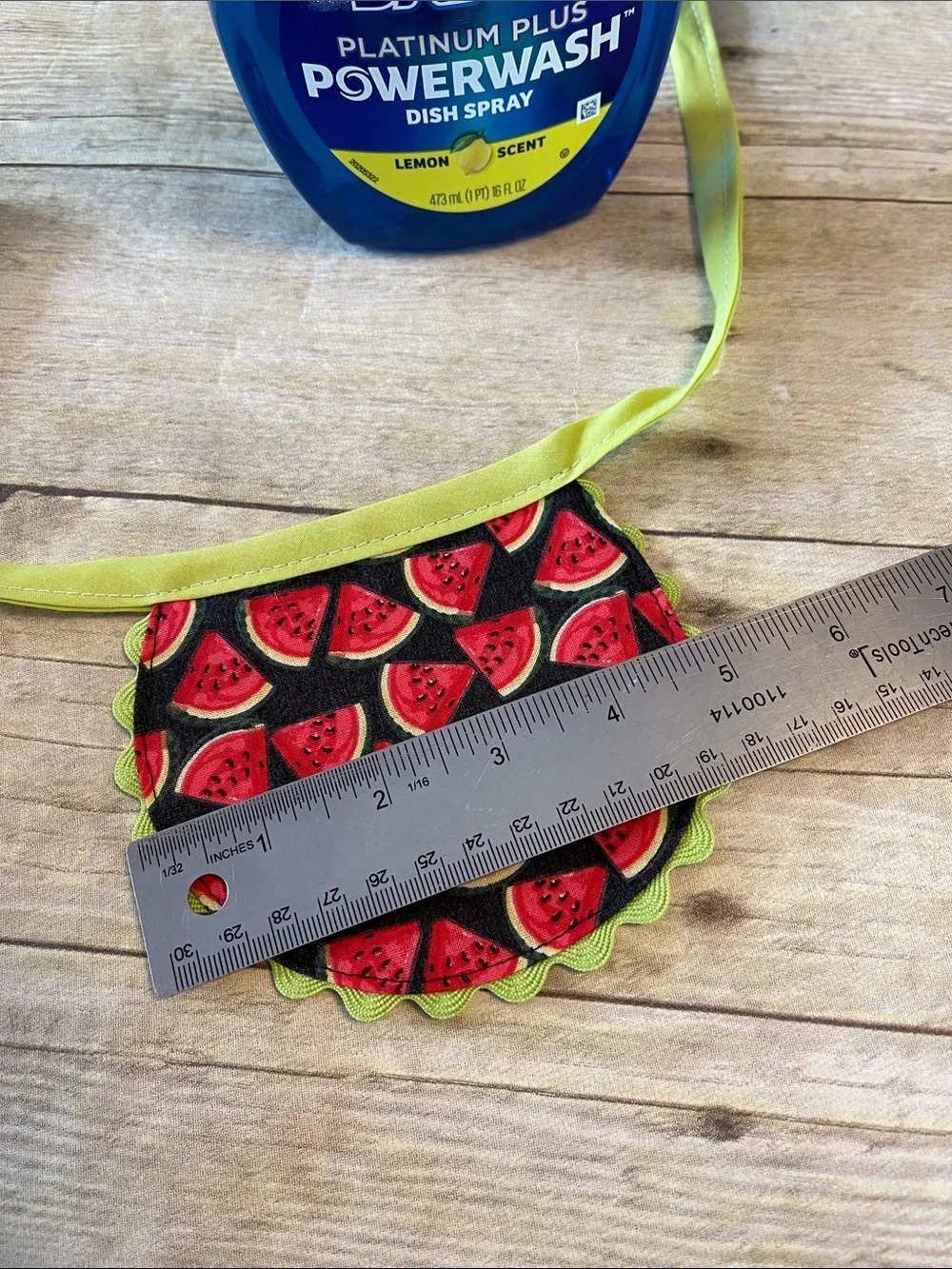 Reversible Apron Dish Soap Bottle - Dawn Powerwash - Watermelon